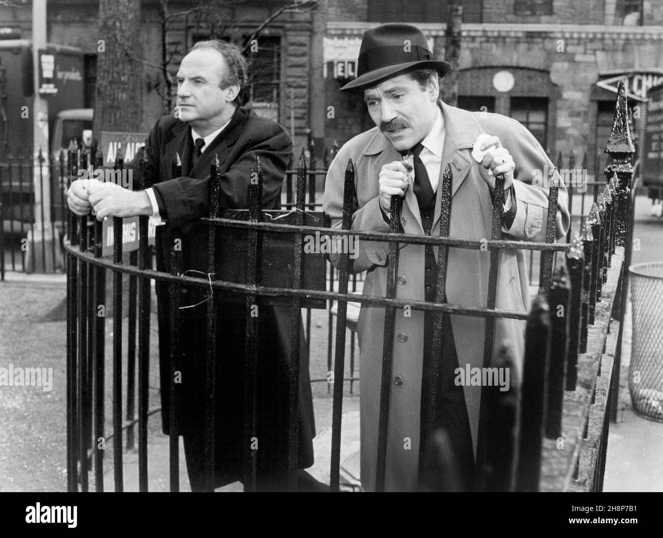 Jack Warden, George Segal, sur le tournage du film, 'Bye Bye Braverman', Warner Bros.-Seven Arts, 1968 Banque D'Images