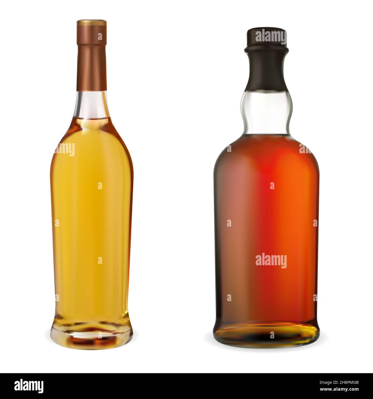 Maquette De Bouteille De Whisky PNG , Le Rhum, Vide, En Haut PNG et vecteur  pour téléchargement gratuit