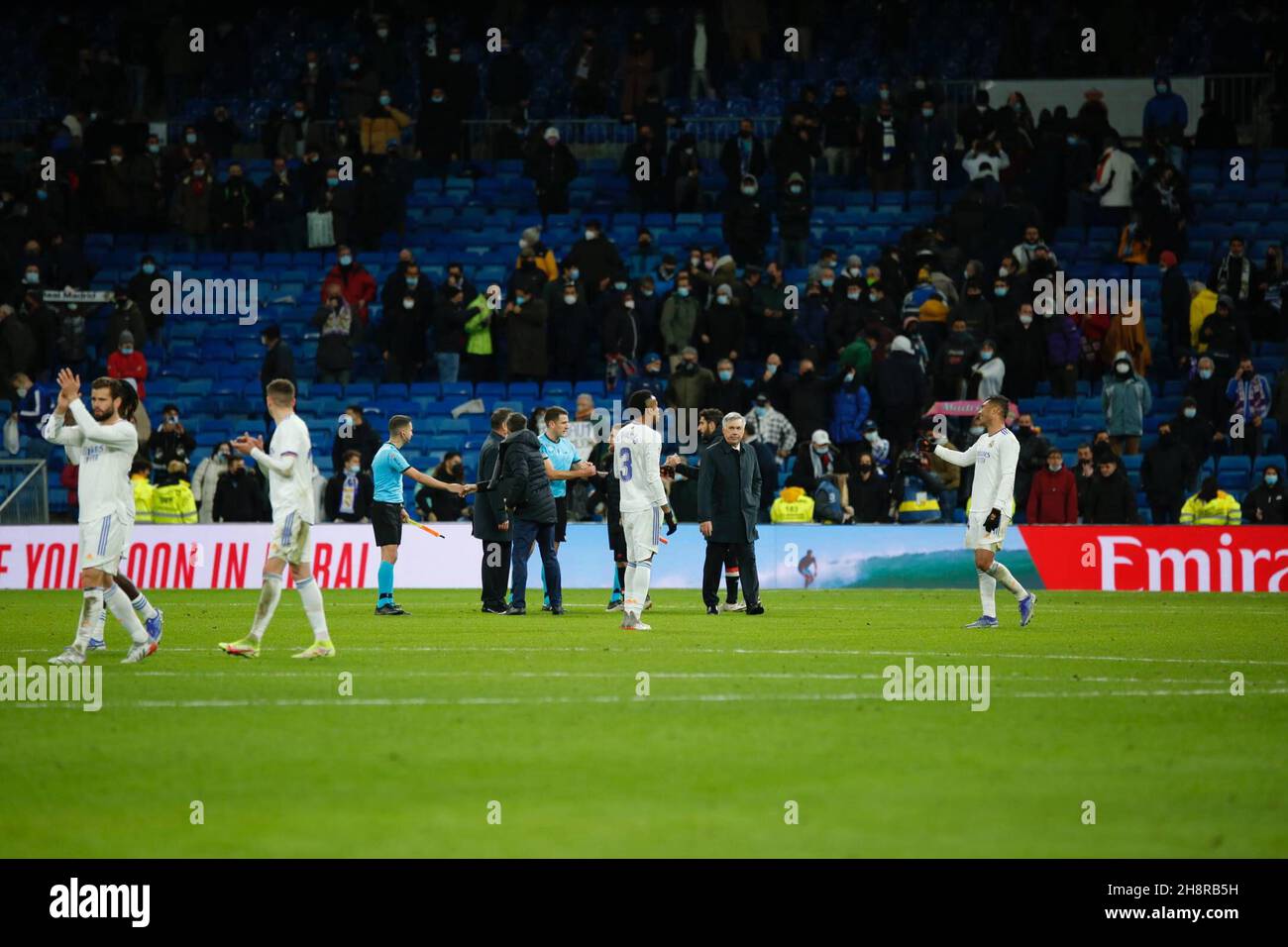 Madrid, Espagne.1er décembre 2021.Vinicius, lors de la ronde 9 de LaLiga Santander contre le Club Athlétique à Santiago Bernabeu.(Photo par: Ivan Abanades Medina crédit: CORDONE PRESSE/Alay Live News Banque D'Images