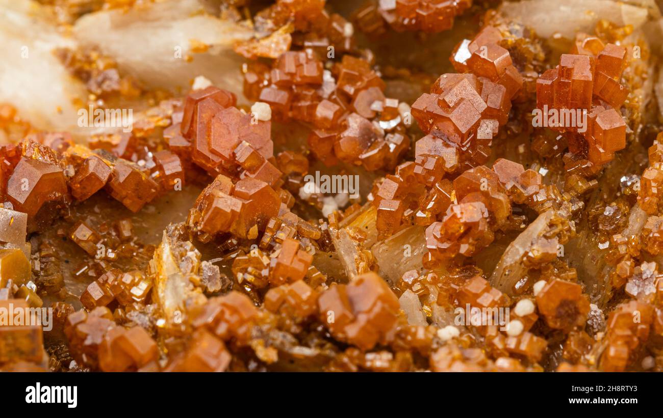 échantillon minéral coloré, pierre semi-précieuse Banque D'Images