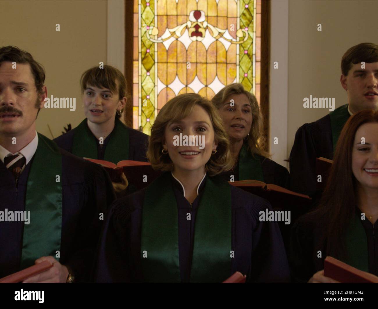 ELIZABETH OLSEN dans L'AMOUR ET LA MORT (2022), dirigée par LESLIE LINKA GLATTER.Crédit: LIONSGATE TV / Album Banque D'Images