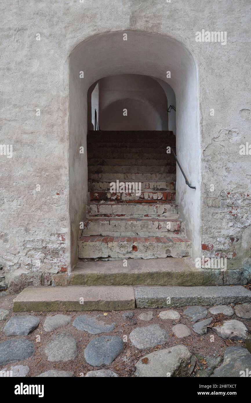 L'entrée du château de Turku en Finlande Banque D'Images