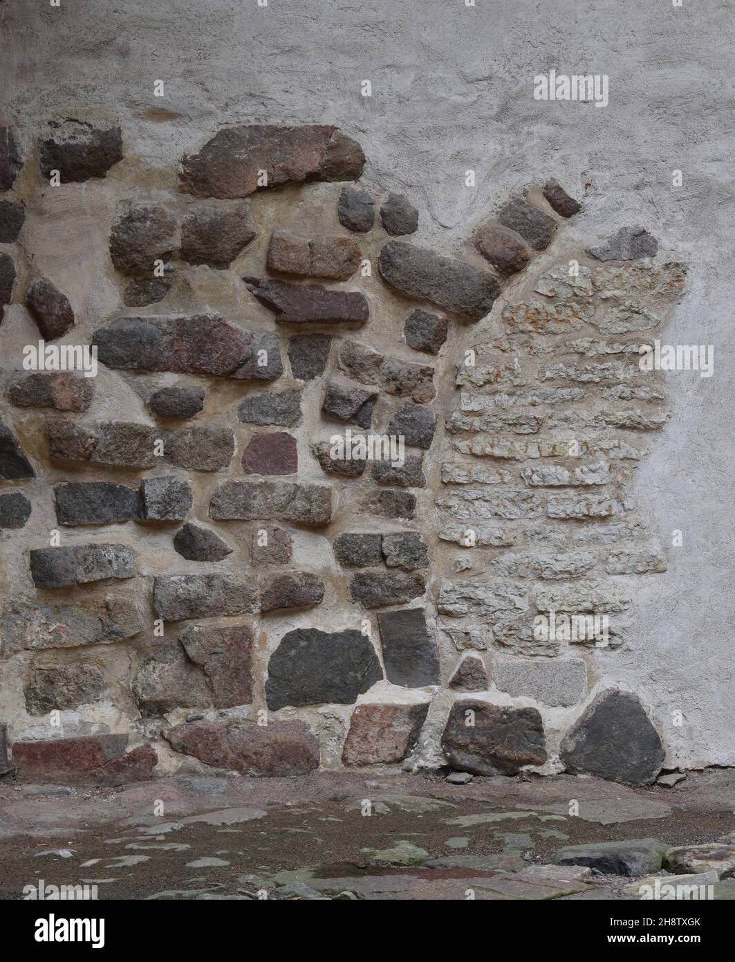 Le mur du château de Turku en Finlande Banque D'Images