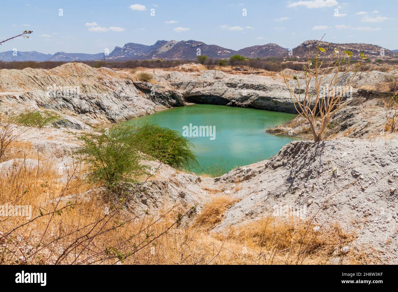 Mine de vermiculite dans l'État de Paraiba au Brésil Banque D'Images