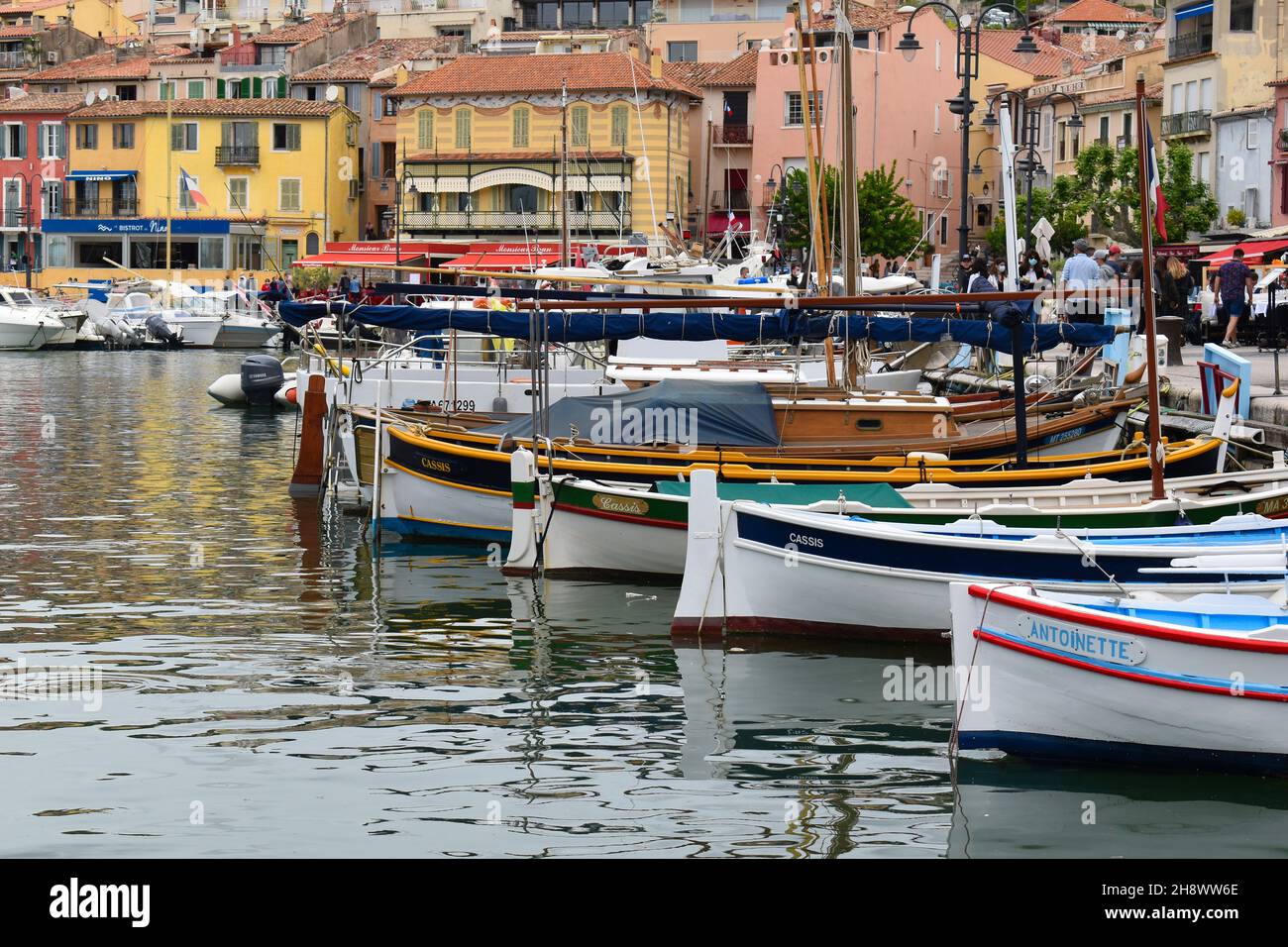 Visite de Cassis, Sud de la France Banque D'Images