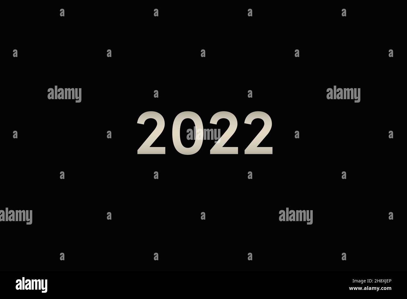 Bonne année 2022.Célébrer et souhaiter un Bonne Année.Résolutions du nouvel an, motivation positive, début 2022, carte, affiche,bannière, arrière-plan Banque D'Images