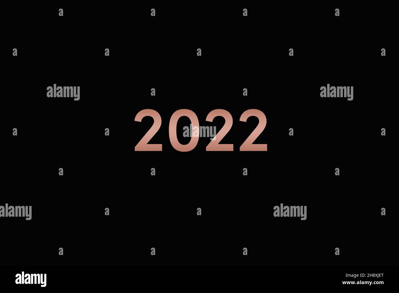Bonne année 2022.Célébrer et souhaiter un Bonne Année.Résolutions du nouvel an, motivation positive, début 2022, carte, affiche,bannière, arrière-plan Banque D'Images