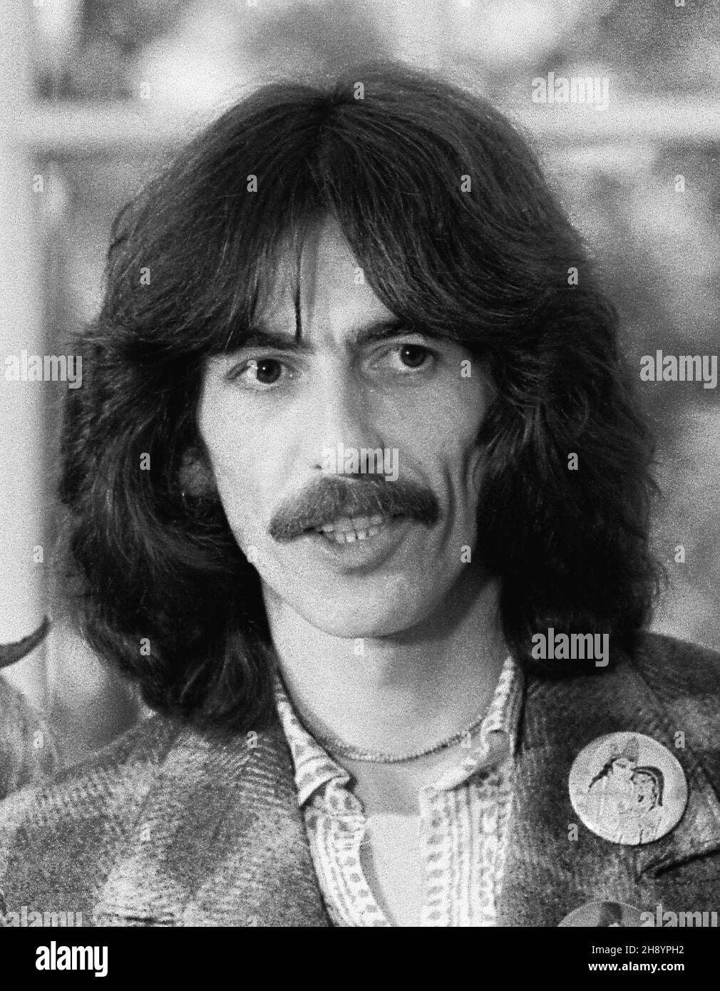 George Harrison dans le Bureau ovale pendant l'administration Ford - 13 décembre 1974 Banque D'Images