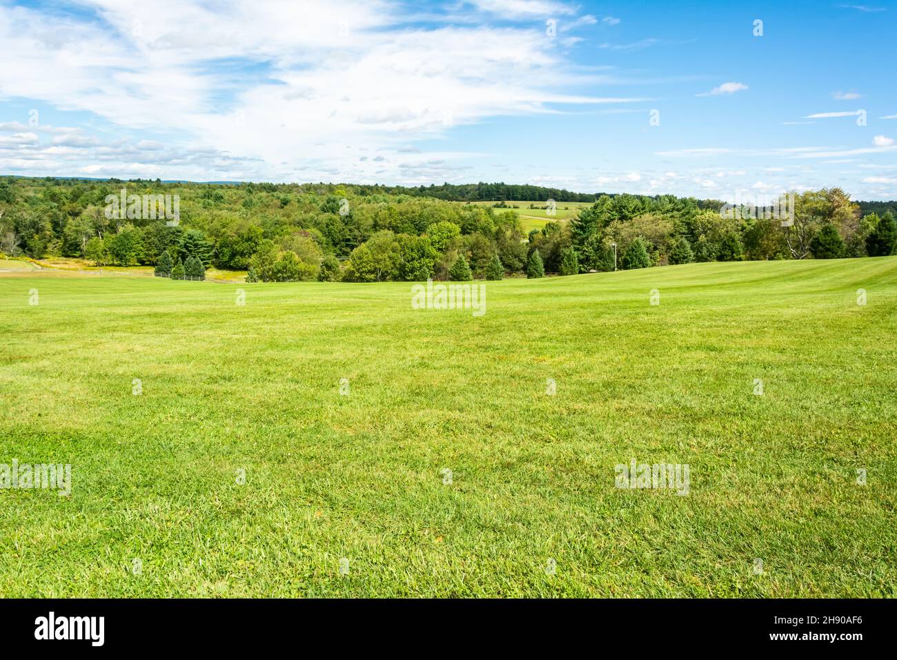 Bethel, New York, États-Unis d'Amérique – 11 septembre 2016.Le site de la foire de musique et d'art de Woodstock qui s'est tenue à Bethel, NY en 1969. Banque D'Images