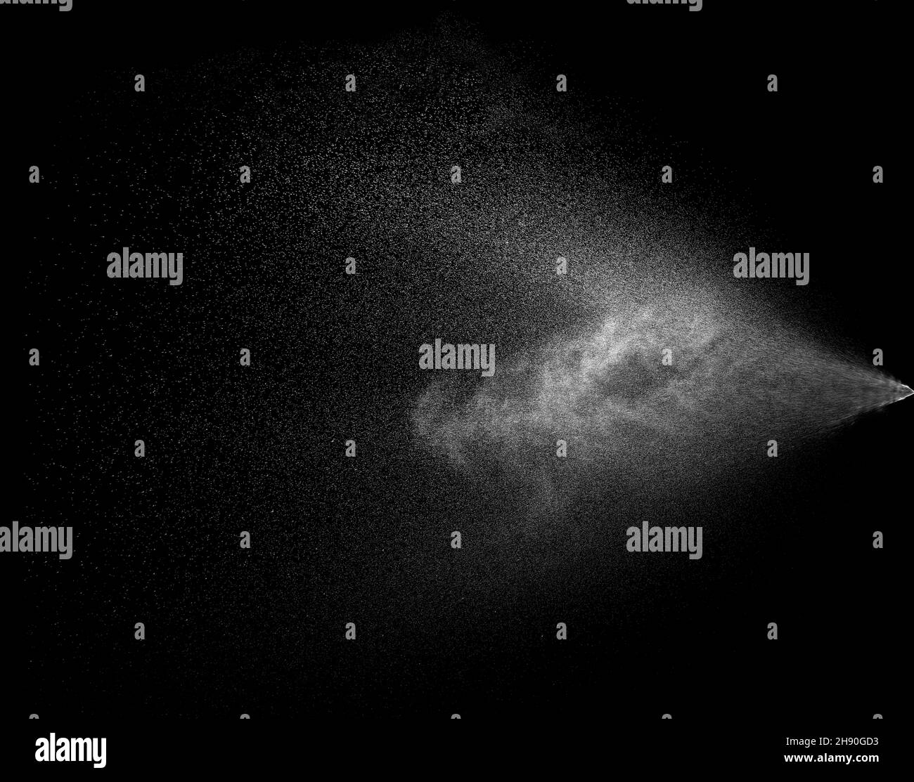 jet d'eau goutte vapeur goutte air brouillard Banque D'Images