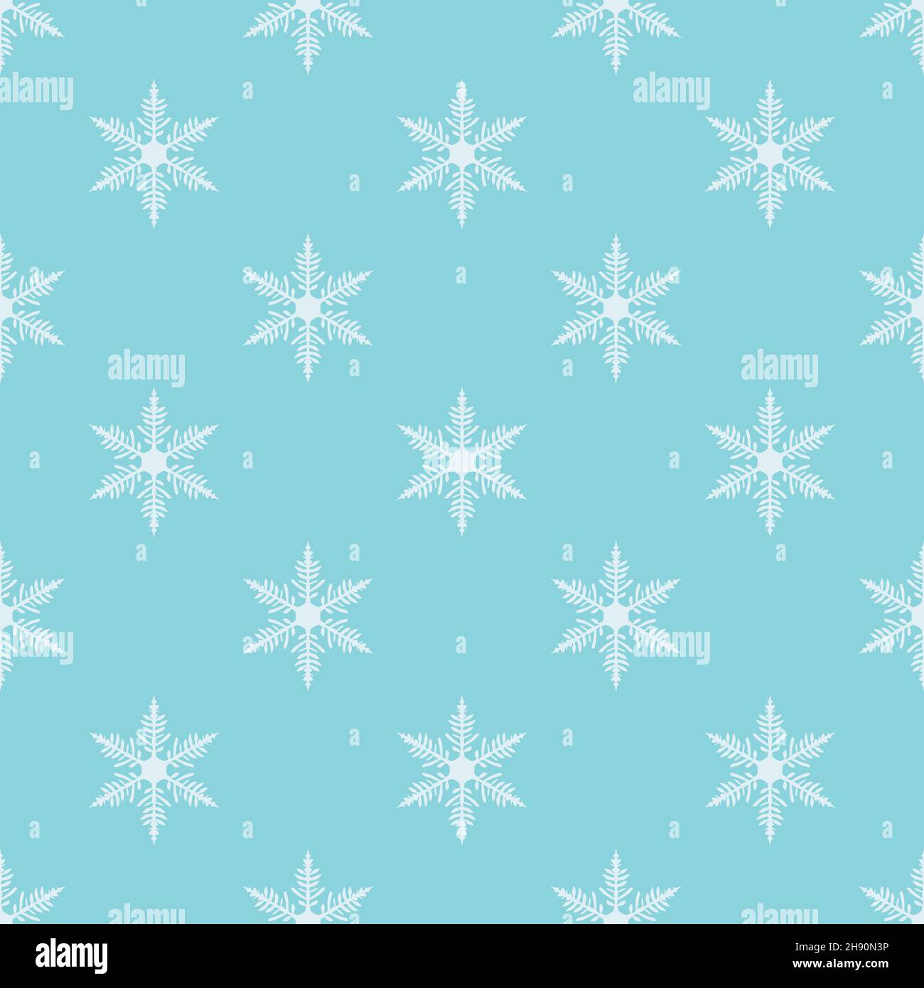 Motif flocons de neige sans coutures Illustration de Vecteur