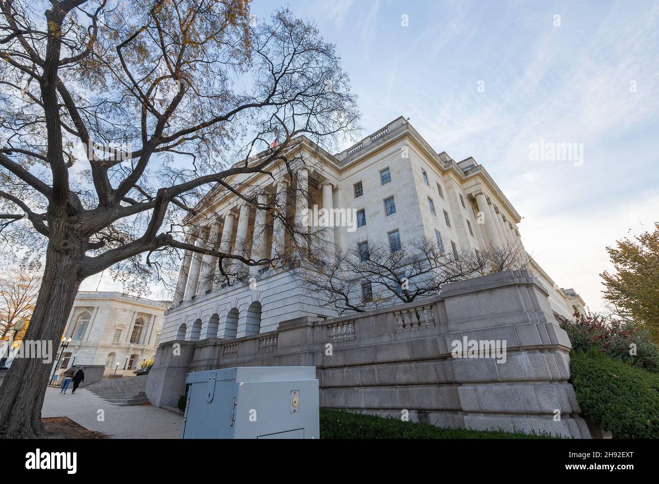 WASHINGTON, D.C., États-Unis - 21 NOVEMBRE : immeuble de bureaux de Longworth le 21 novembre 2021 à Washington, D.C. Banque D'Images