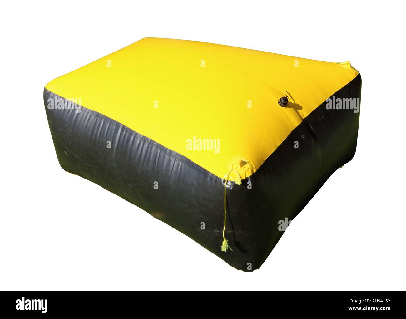 Grand sac gonflable en caoutchouc dense pour les sports d'enfants isolés Banque D'Images