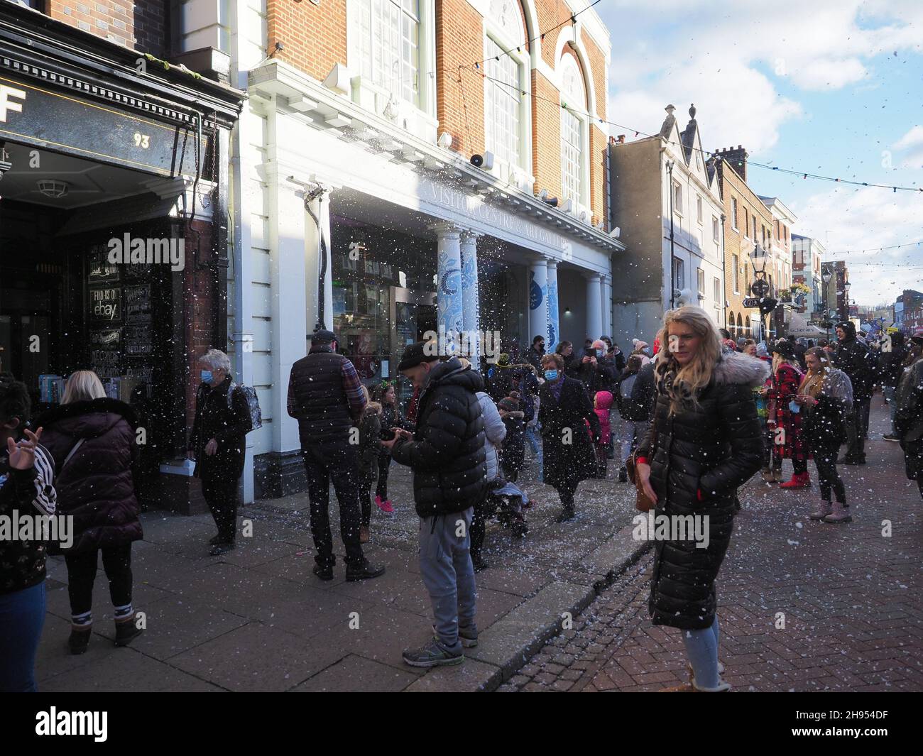 Rochester, Kent, Royaume-Uni.4 décembre 2021.Photos du Festival de Noël et du marché de Dickens à Rochester, dans le Kent aujourd'hui.Crédit : James Bell/Alay Live News Banque D'Images