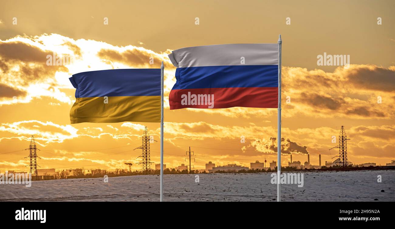 ukraine russie conflit 2021 escalade Banque D'Images