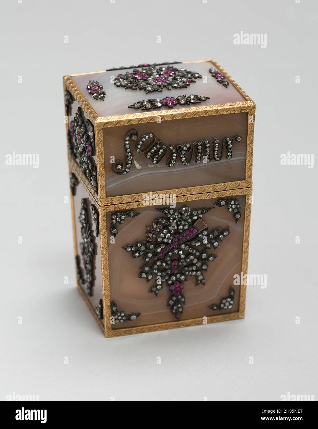 ETUI Box, Angleterre, 1750/99. Banque D'Images