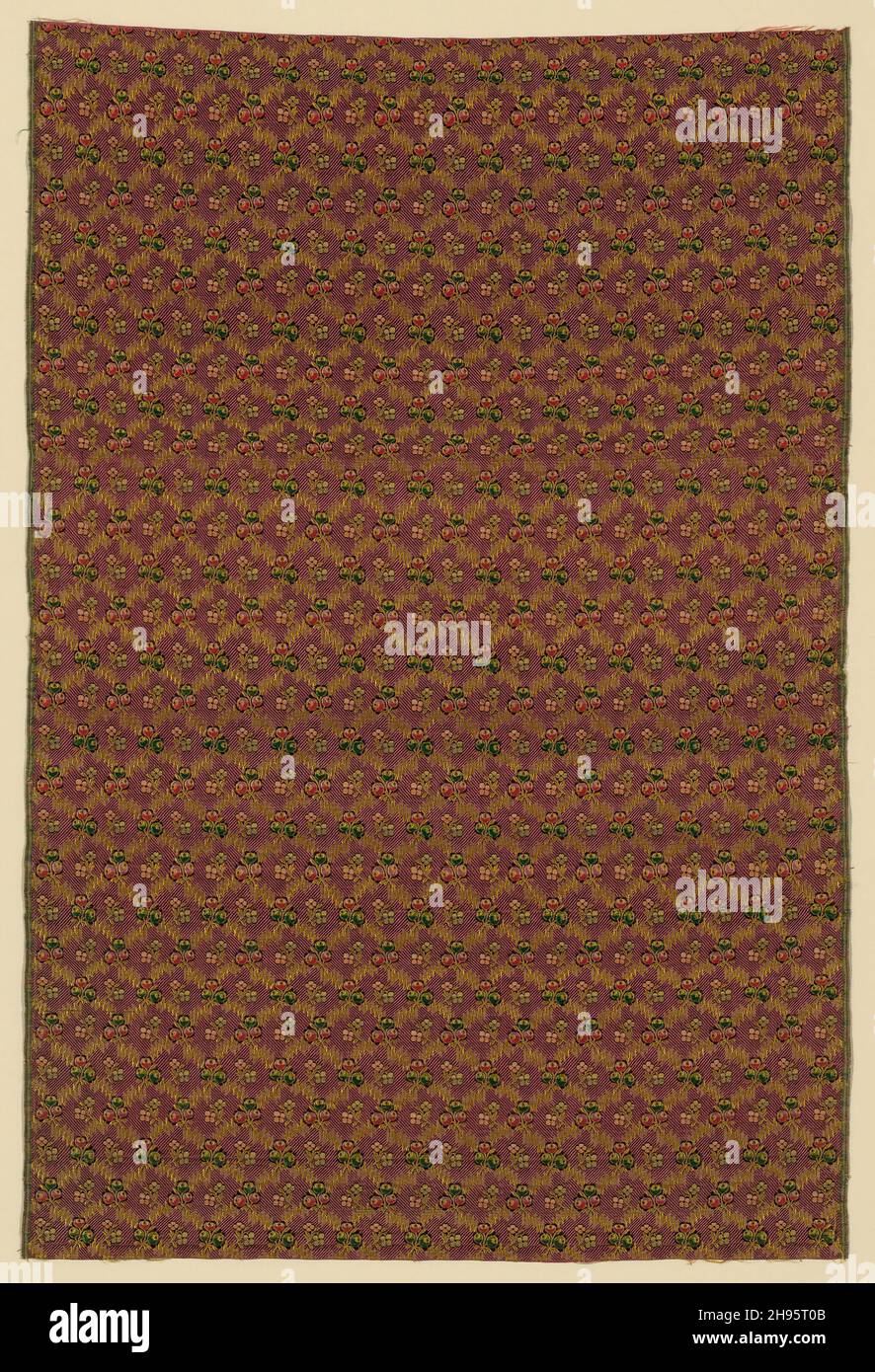 Panel (Man's Suitting Fabric), France, 1801/25. Banque D'Images