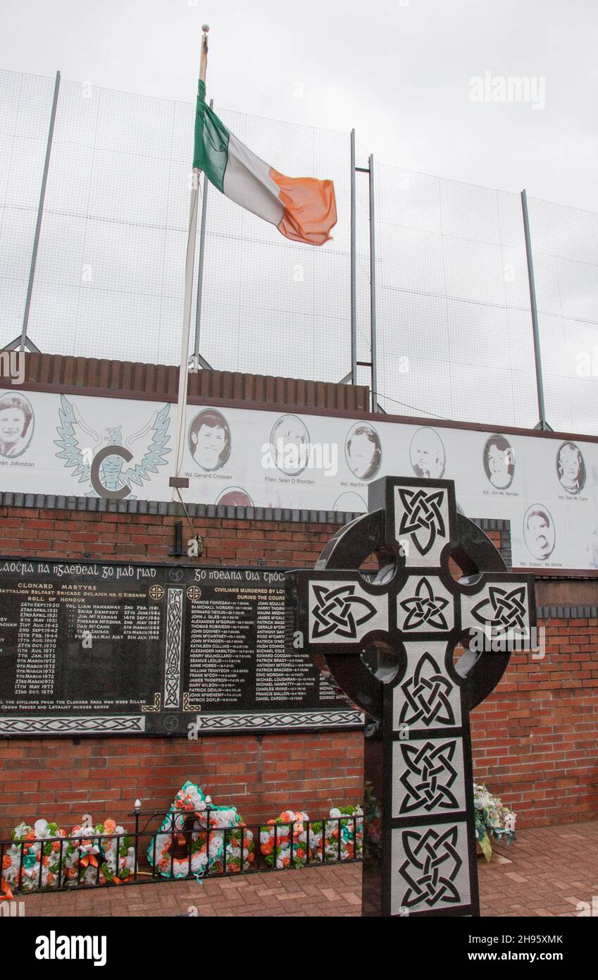 Commémoration des victimes nationales des troubles en Irlande du Nord. Banque D'Images
