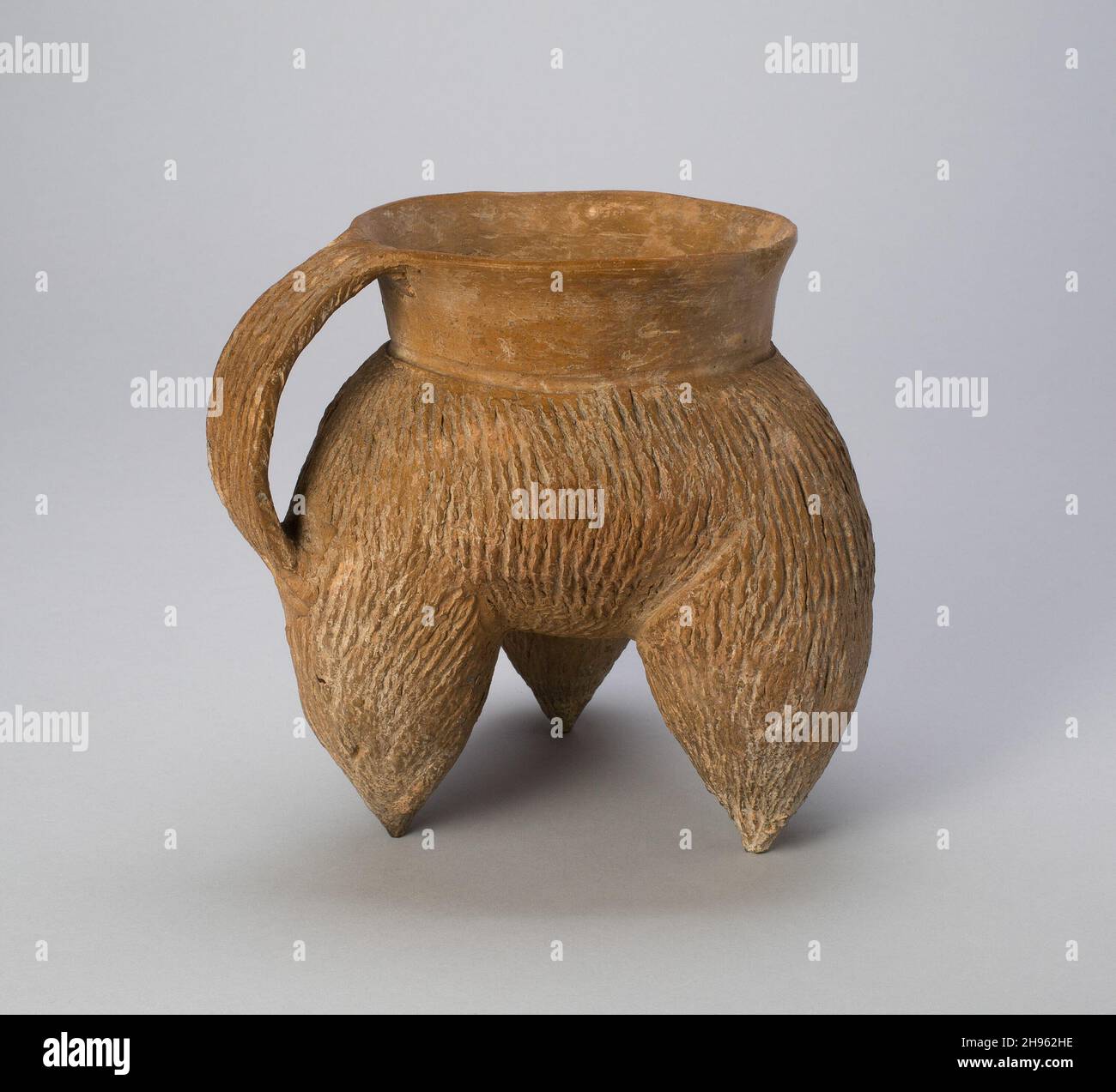 Cauldron (Li), culture de Longshan (c.2500-2000 C.-B.). Banque D'Images