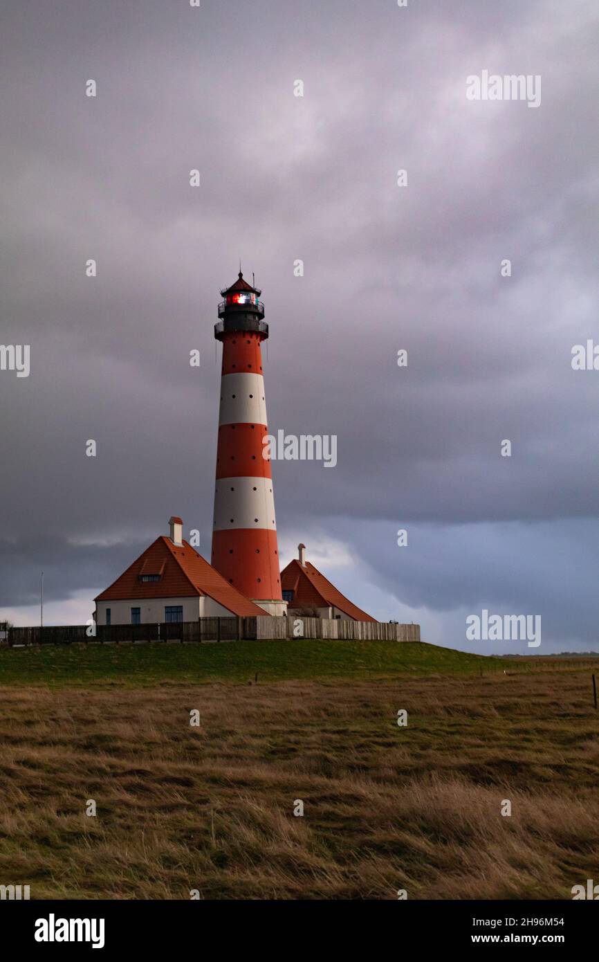 Phare de la mer Banque D'Images