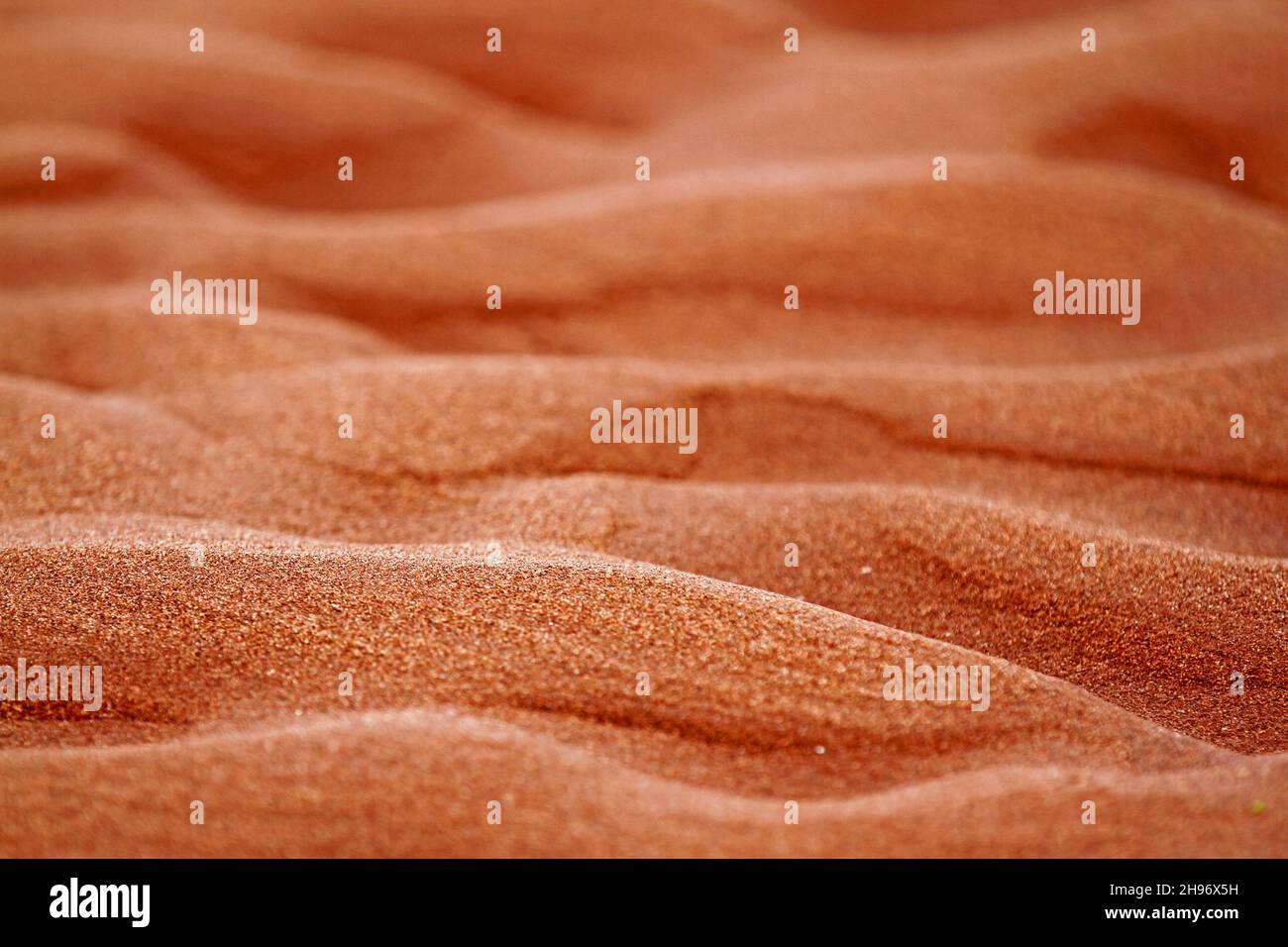 Arrière-plan artistique de la plage sur sable rouge sur la plage de l'Î.-P.-É Banque D'Images