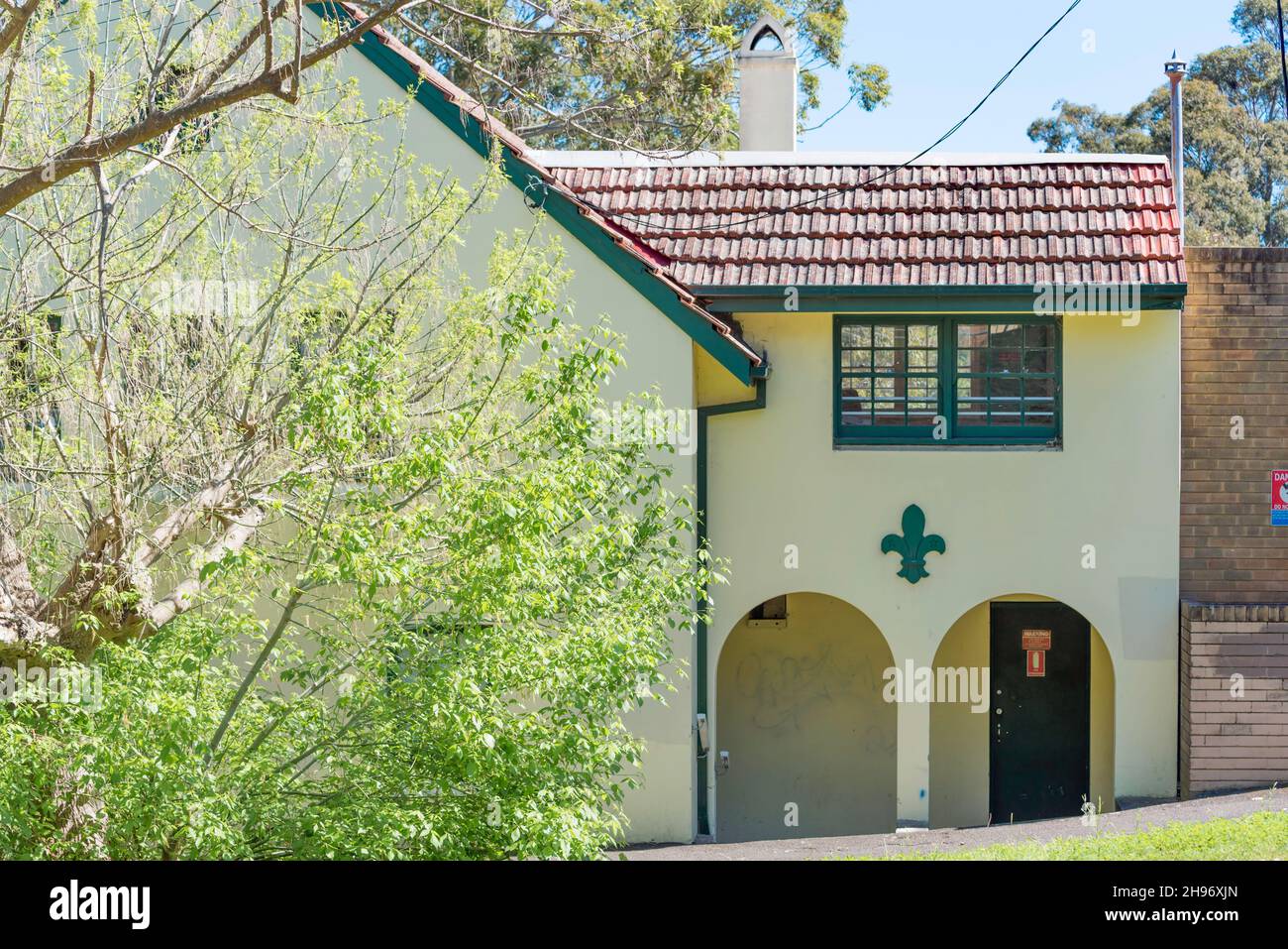 La salle Scoute pour 2nd et 3rd Lindfield Scout Group au 1a Beaconsfield PDE, Lindfield, Nouvelle-Galles du Sud, Australie Banque D'Images