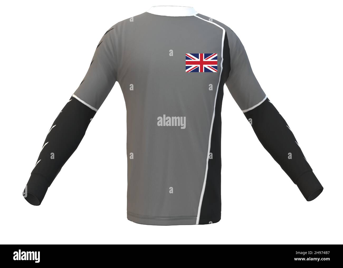 Jersey sportif national du Royaume-Uni Illustration de Vecteur