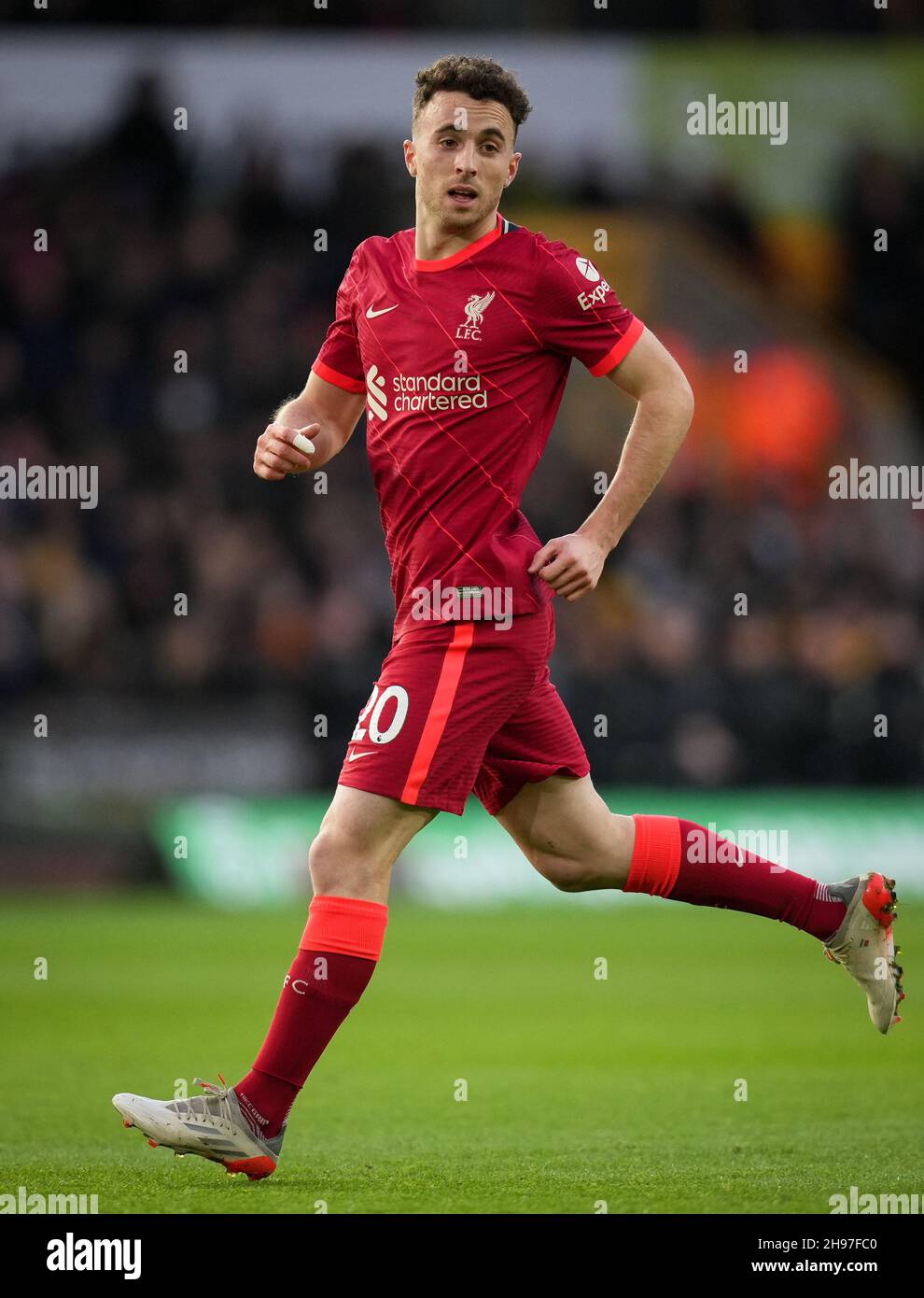 Wolverhampton, Royaume-Uni.04e décembre 2021.Diogo Jota, de Liverpool, lors du match de la Premier League entre Wolverhampton Wanderers et Liverpool à Molineux, Wolverhampton, Angleterre, le 4 décembre 2021.Photo d'Andy Rowland.Crédit : Prime Media Images/Alamy Live News Banque D'Images