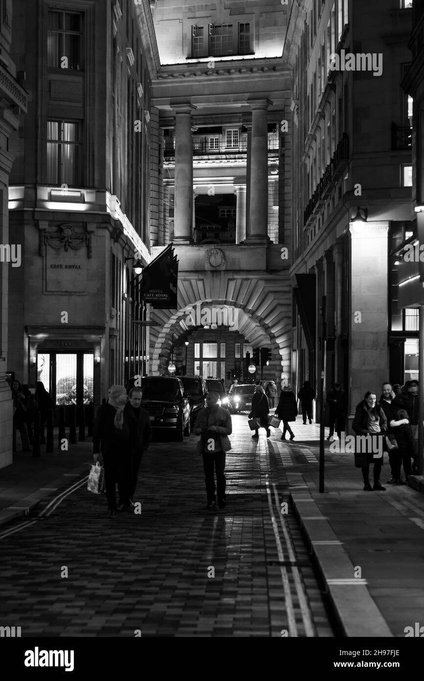 London Carnaby Street et Regents Street Banque D'Images