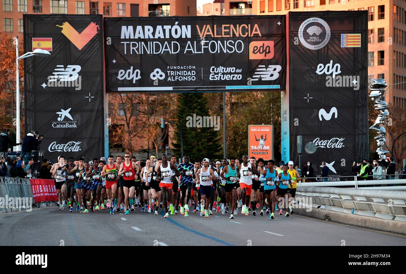Marathon valencia 2021 Banque de photographies et d’images à haute