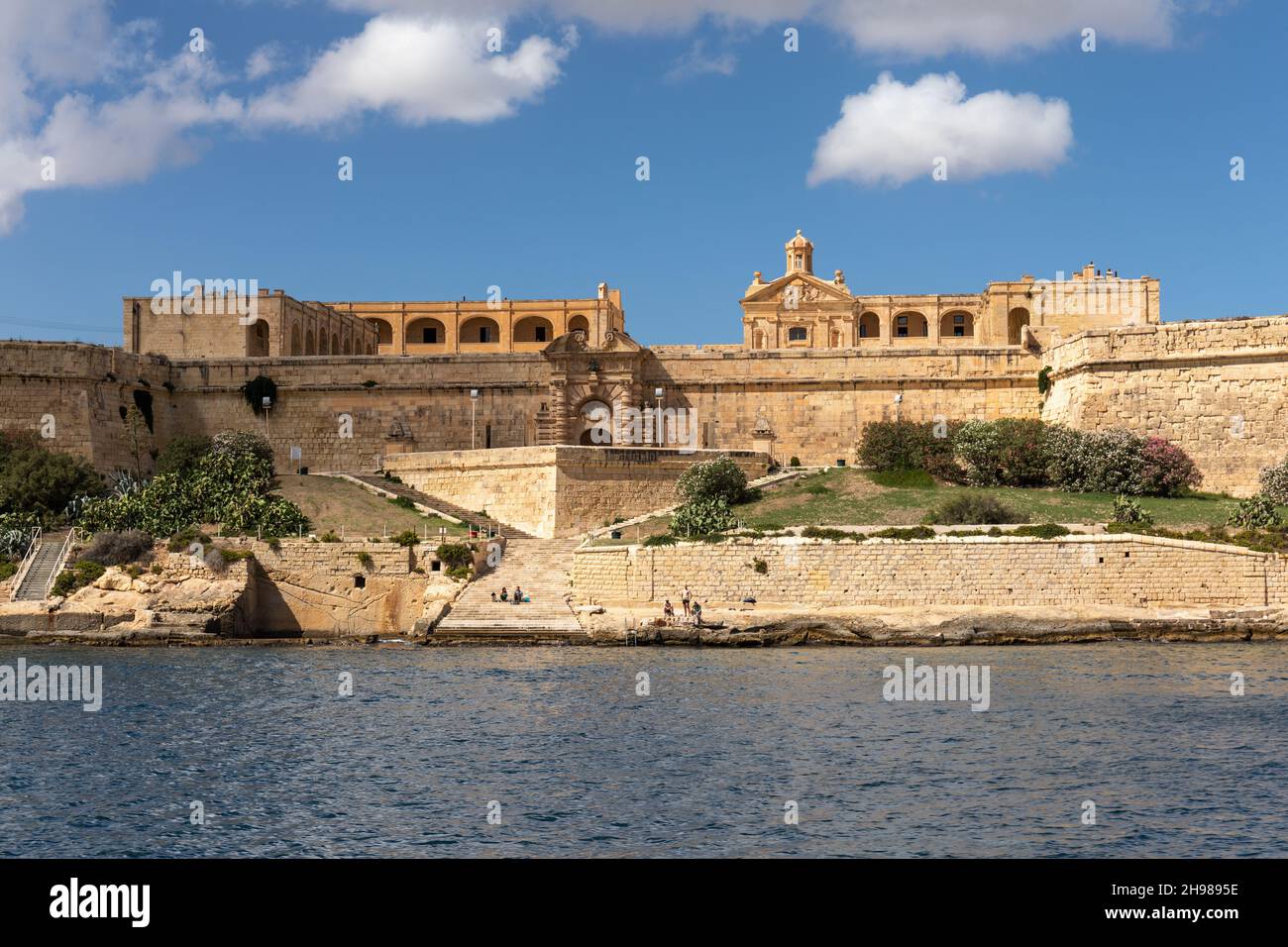 Fort Manoel est un fort d'étoiles sur l'île de Manoel à Gżira, Malte.Game of Thrones le Grand sept de Baelor y a été filmé.Malte, Europe Banque D'Images