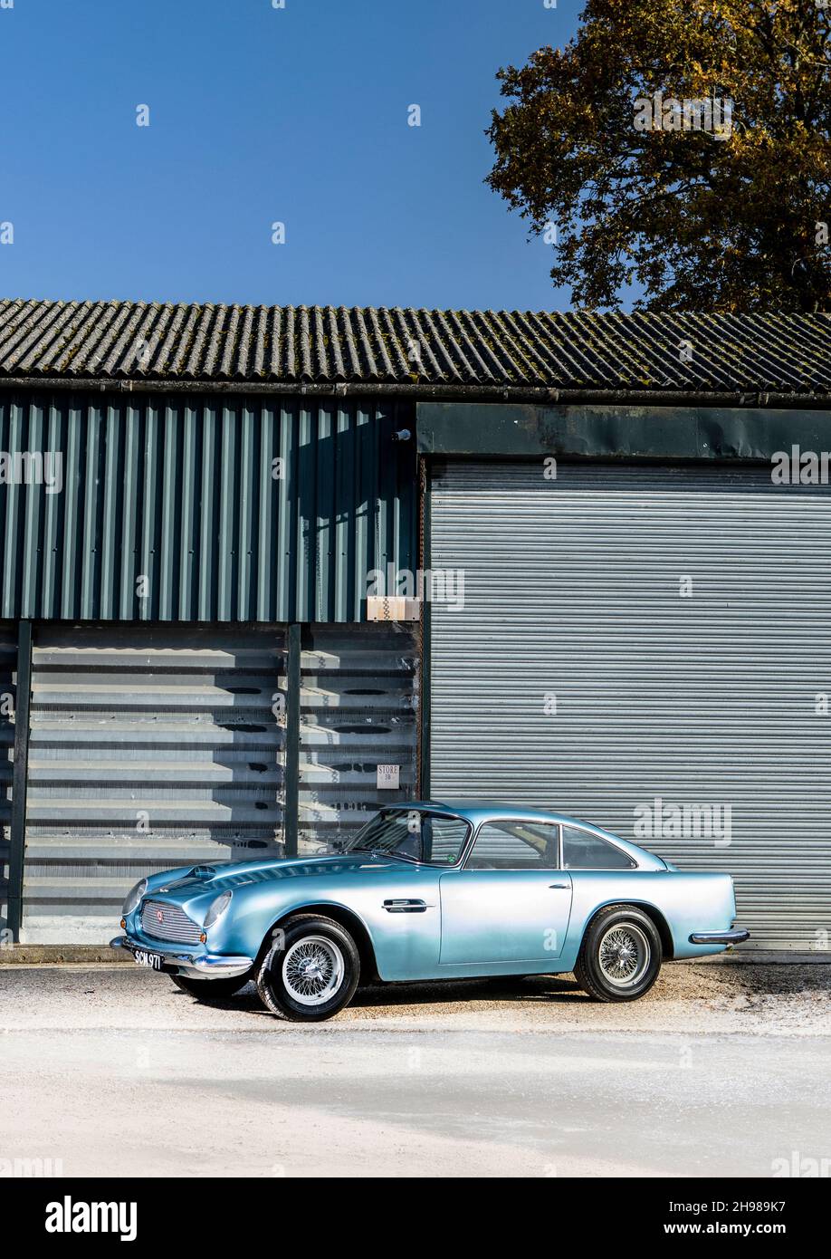 1961 Aston Martin DB4 GT SWB léger. Banque D'Images
