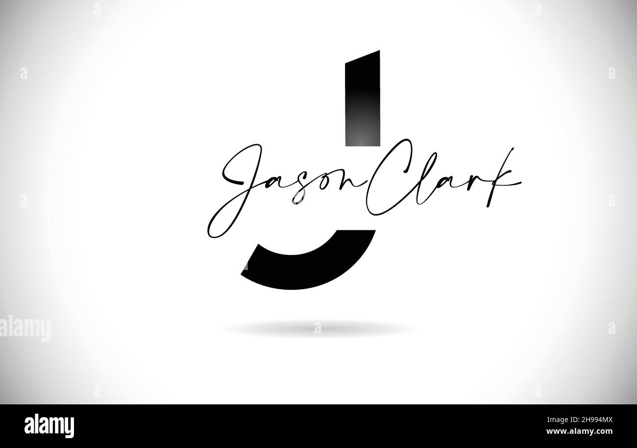 Logo lettre J avec schooshes de gradient créatifs.Design élégant et créatif lettre J avec icône vectorielle bleue et violette. Illustration de Vecteur