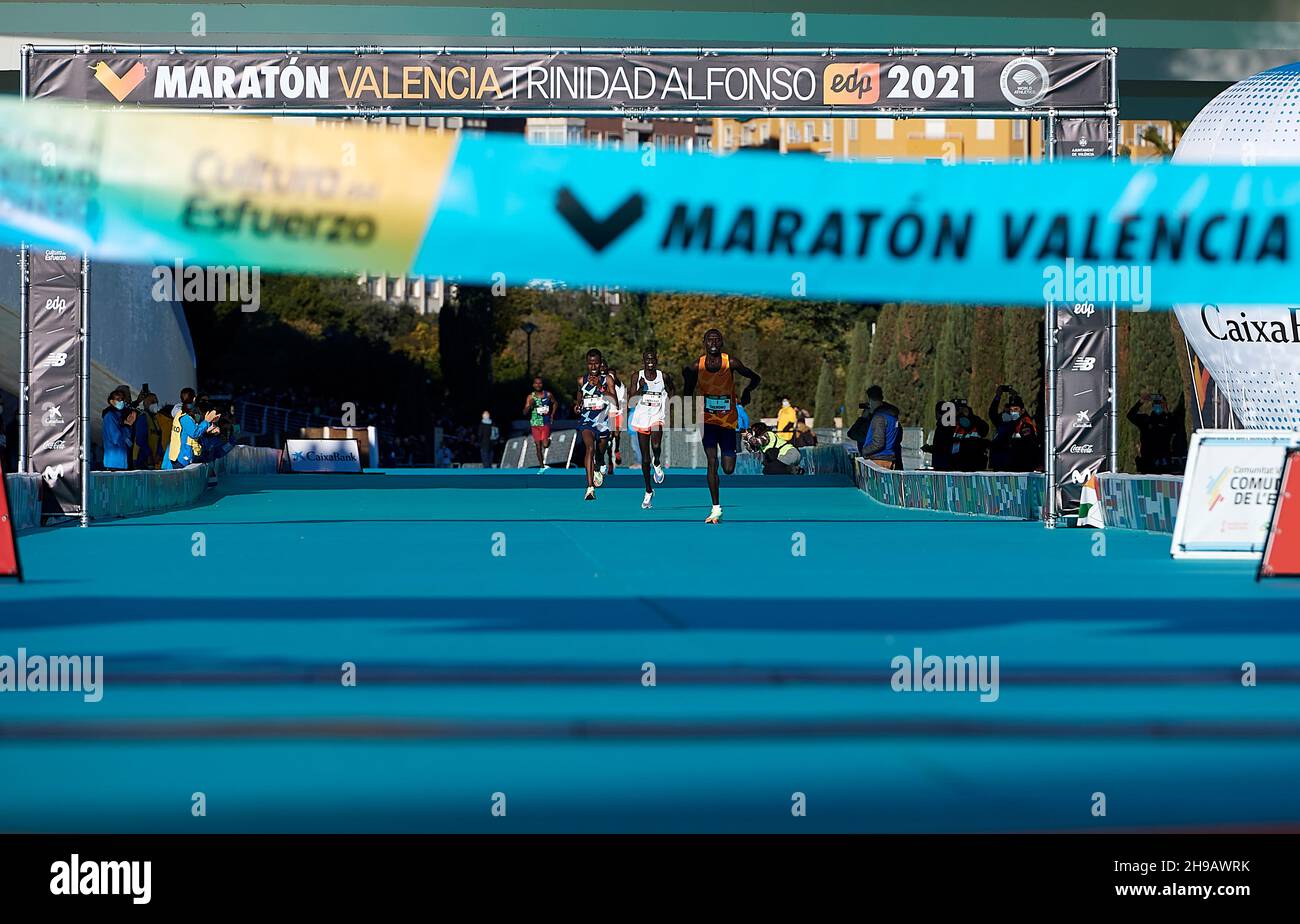 Marathon valencia 2021 Banque de photographies et d’images à haute