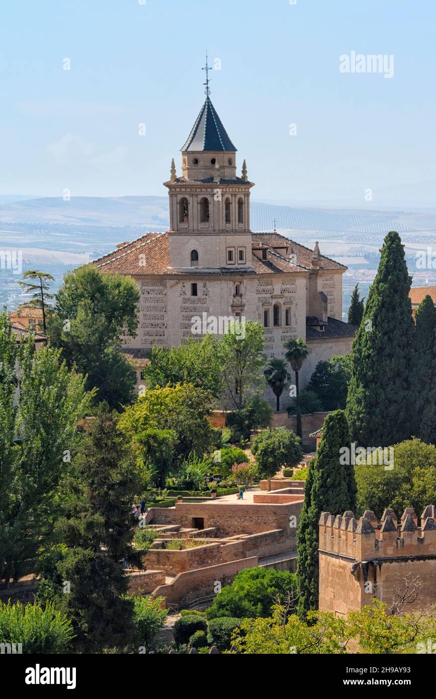 Santa Maria de la Alhambra, Grenade, province de Grenade, Communauté autonome d'Andalousie, Espagne Banque D'Images