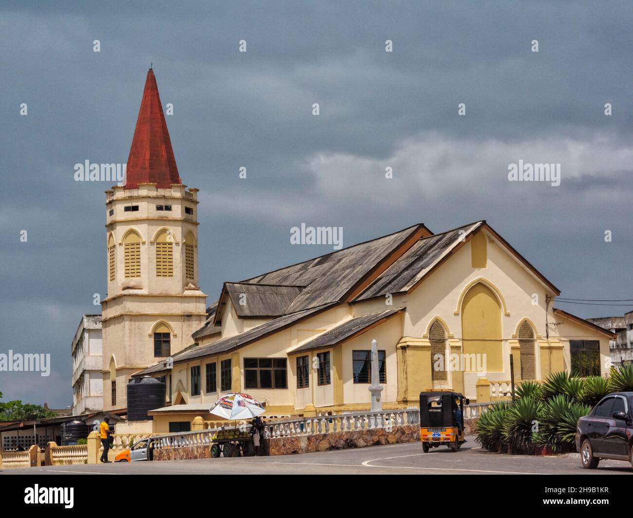 Cathédrale Christ Church, Cape Coast, région du Centre, Ghana Banque D'Images