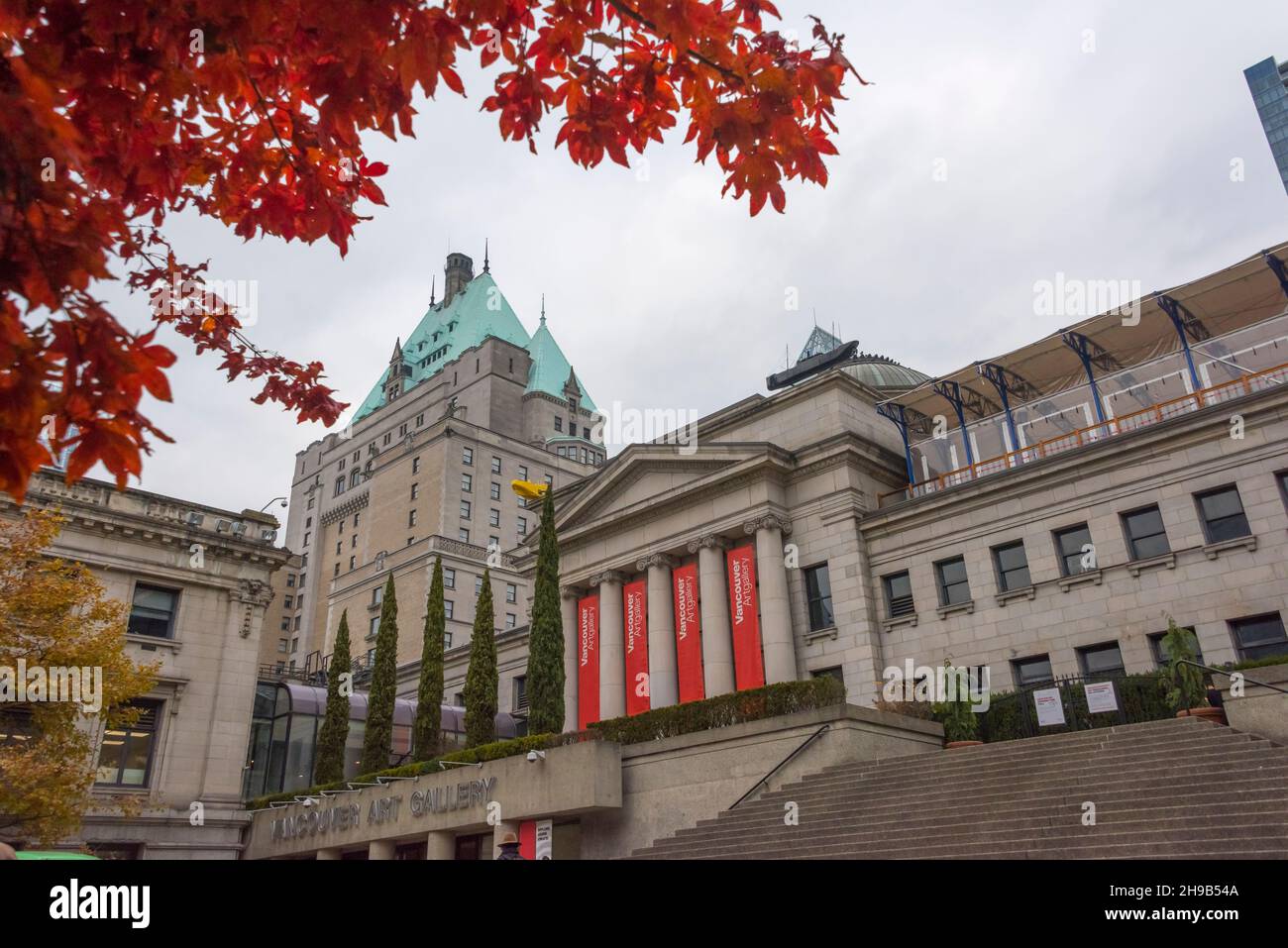 Vancouver Art Gallery, Vancouver, BC, Canada Banque D'Images