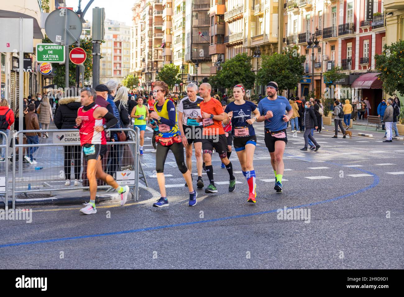 Marathon valencia 2021 Banque de photographies et d’images à haute