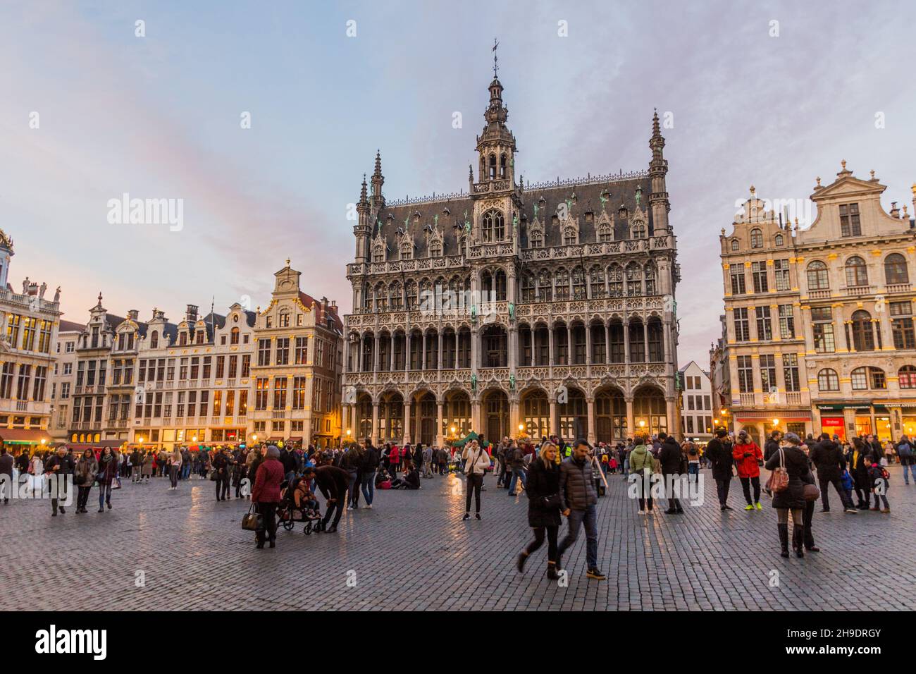 BRUXELLES, BELGIQUE - 3 NOVEMBRE 2018 : Musée de la ville de Bruxelles (bâtiment Maison du Roi/Broodhuis) à la Grand place (Grote Markt) à Bruxelles, capitale de Belg Banque D'Images