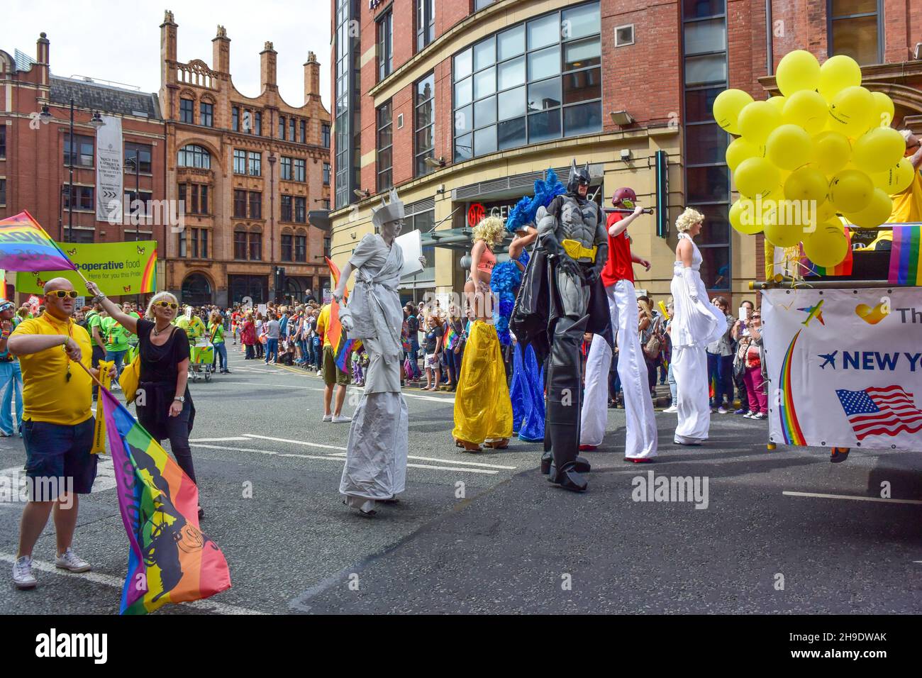 Manchester gay Pride 2015 Banque D'Images