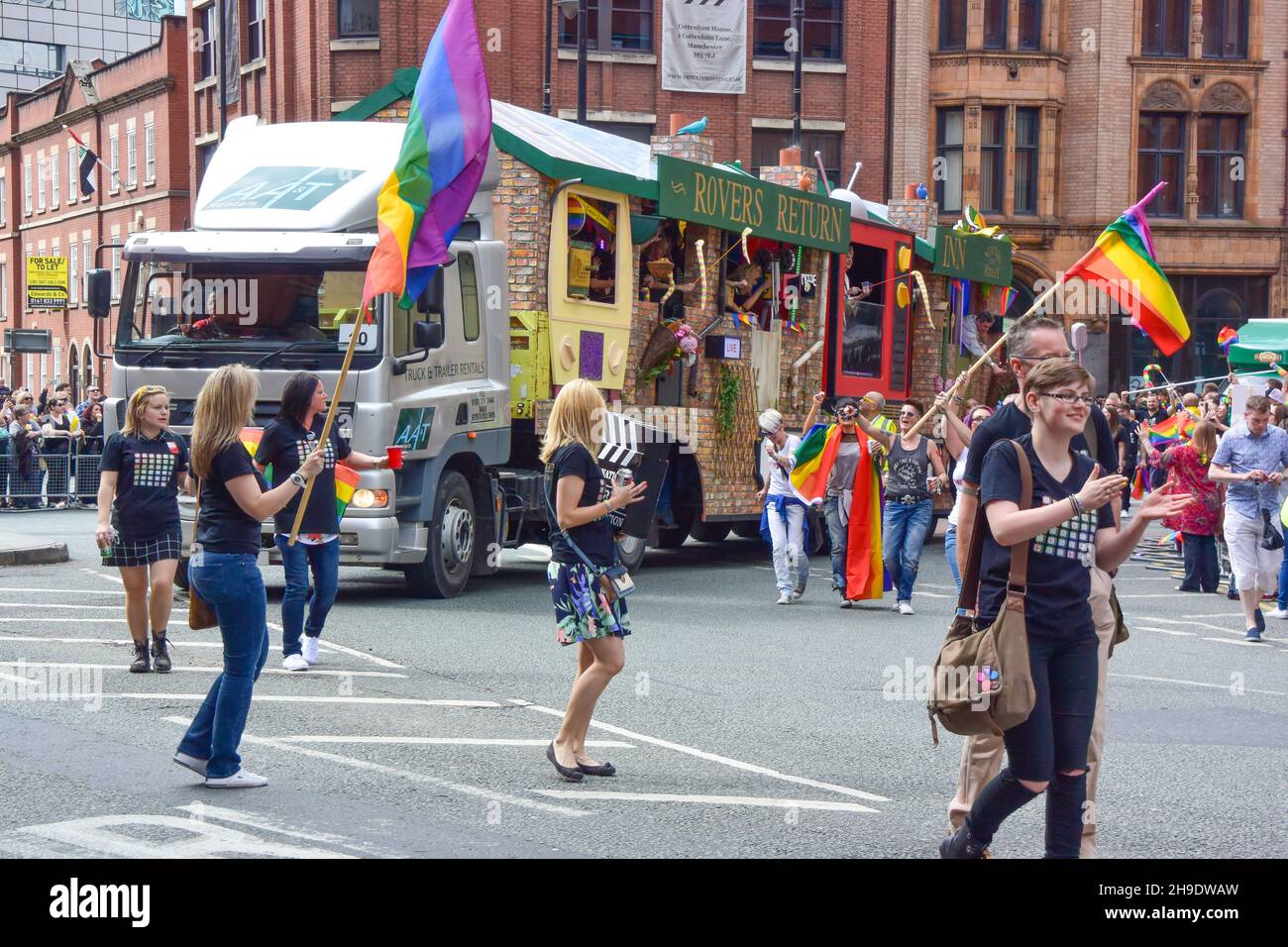 Manchester gay Pride 2015 Banque D'Images