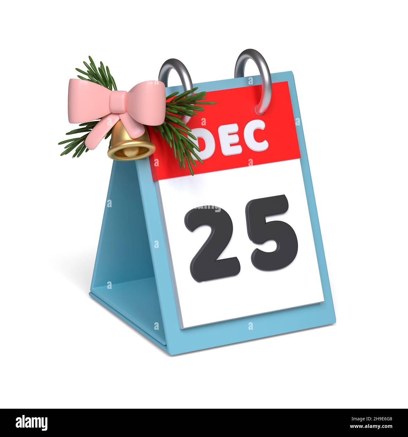 December 25 calendar page Banque de photographies et d'images à haute  résolution - Alamy