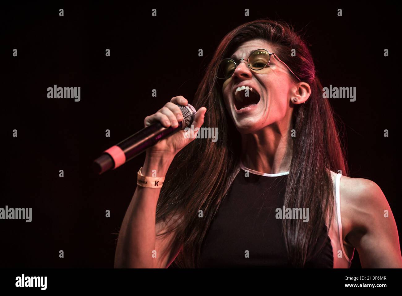 Lula Bertoldi (Eruca Sativa).Festival de musique Movistar Ven Banque D'Images