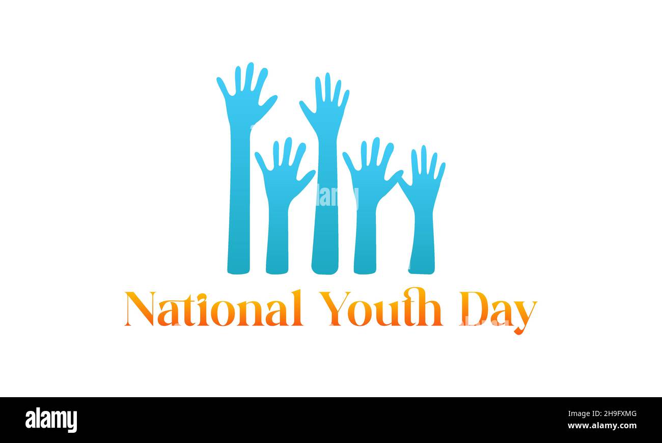 Modèle de vecteur de la Journée nationale de la jeunesse.Janvier 12 conception pour le thème de la Journée nationale de la jeunesse. Illustration de Vecteur