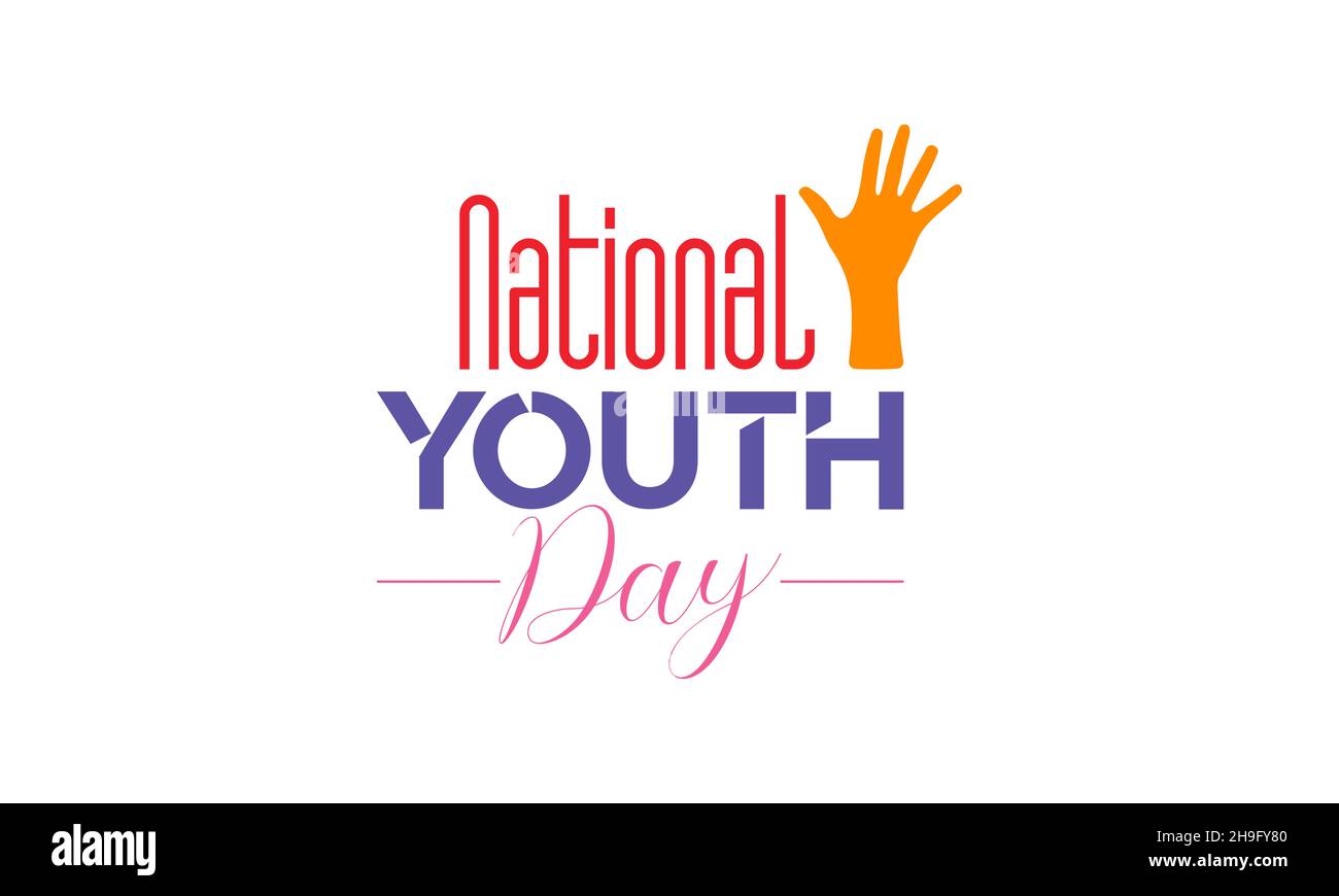 Modèle de vecteur de la Journée nationale de la jeunesse.Janvier 12 conception pour le thème de la Journée nationale de la jeunesse. Illustration de Vecteur