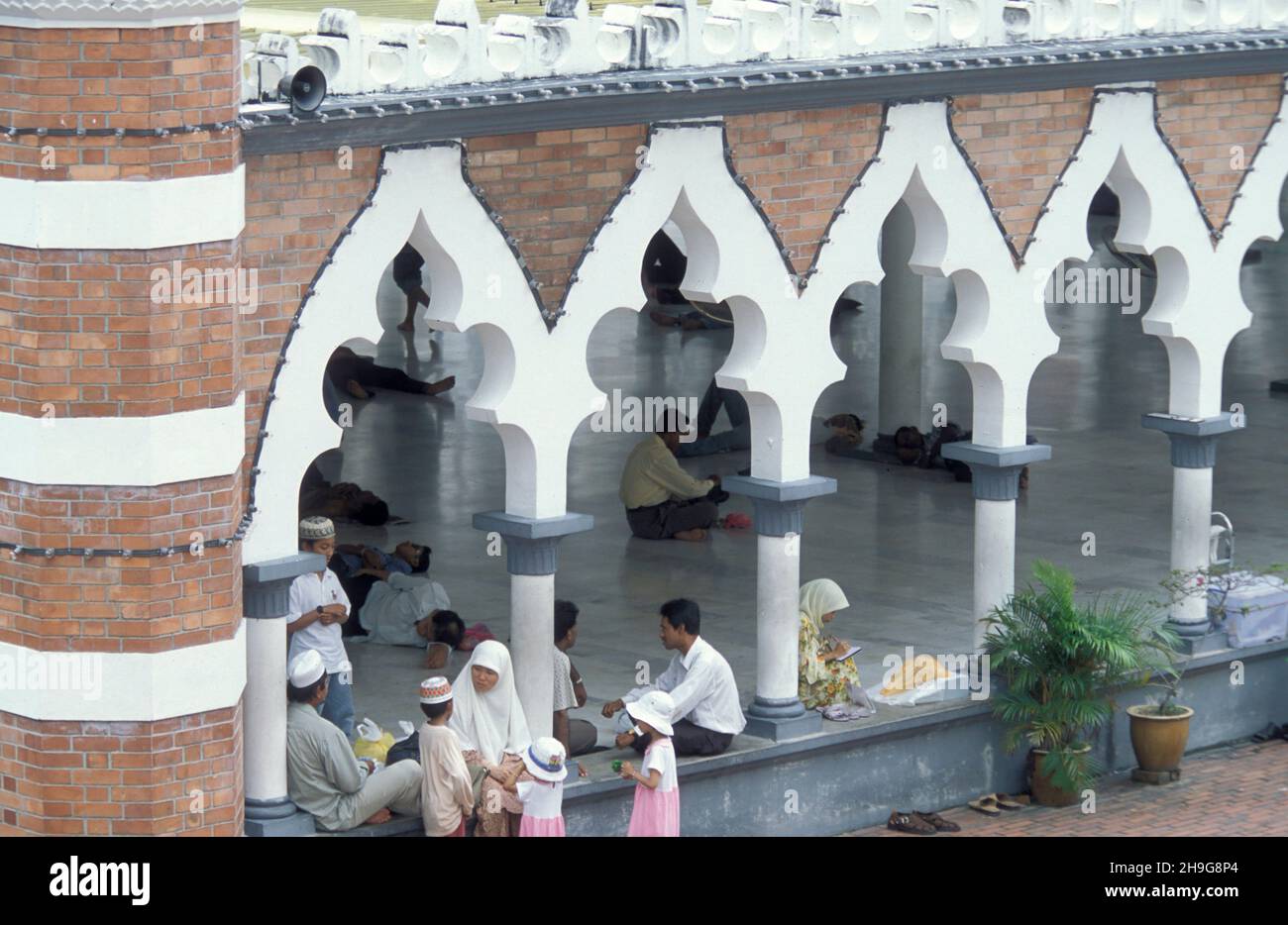 La mosquée de Masjid Jamek dans la ville de Kuala Lumpur en Malaisie.Malaisie, Kuala Lumpur, août 1997 Banque D'Images