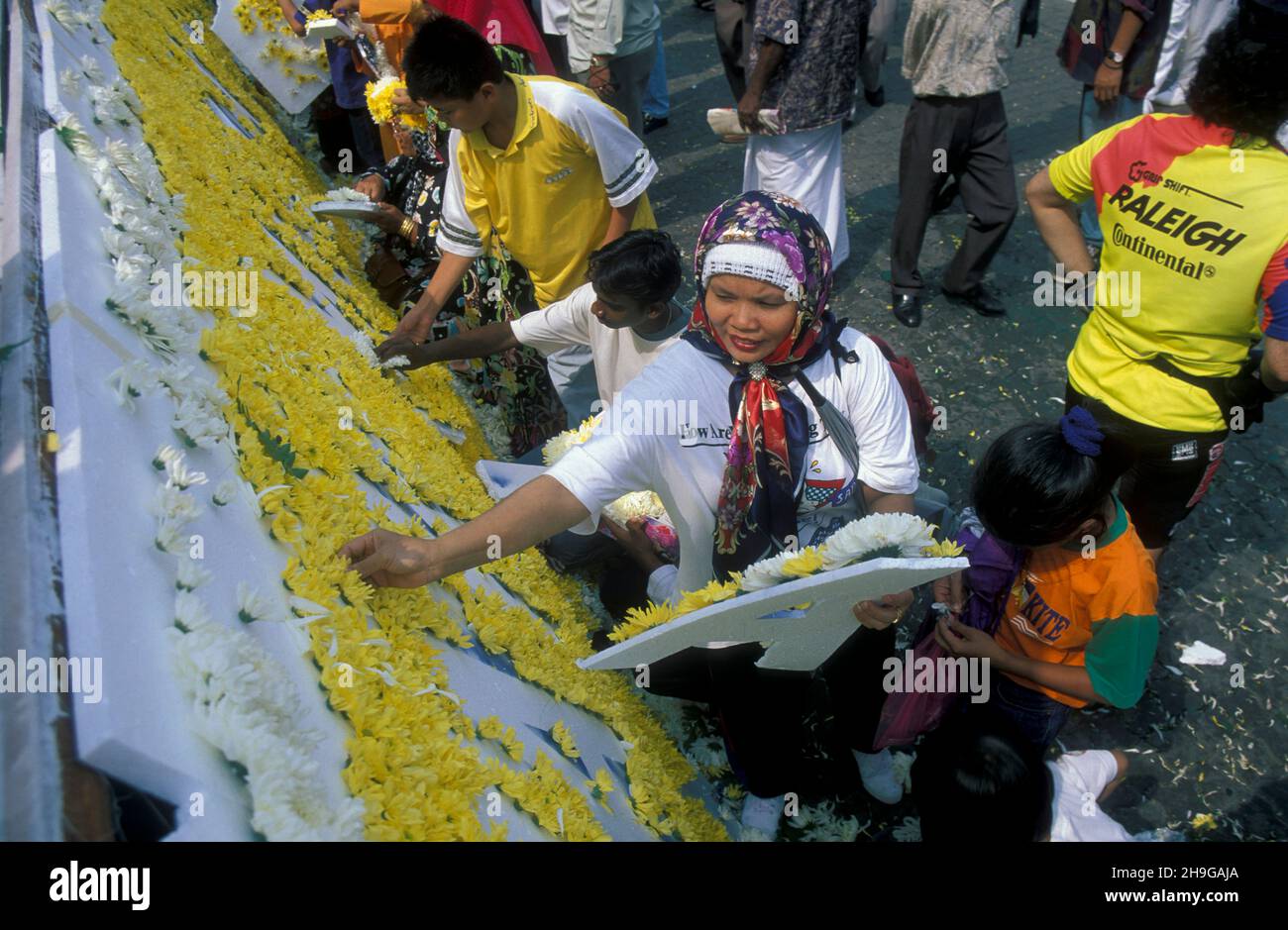 Le peuple malaisien à la Journée nationale malaisienne ou Hari Merdeka, août 31, dans la ville de Kuala Lumpur en Malaisie.Malaisie, Kuala Lumpur, août, Banque D'Images