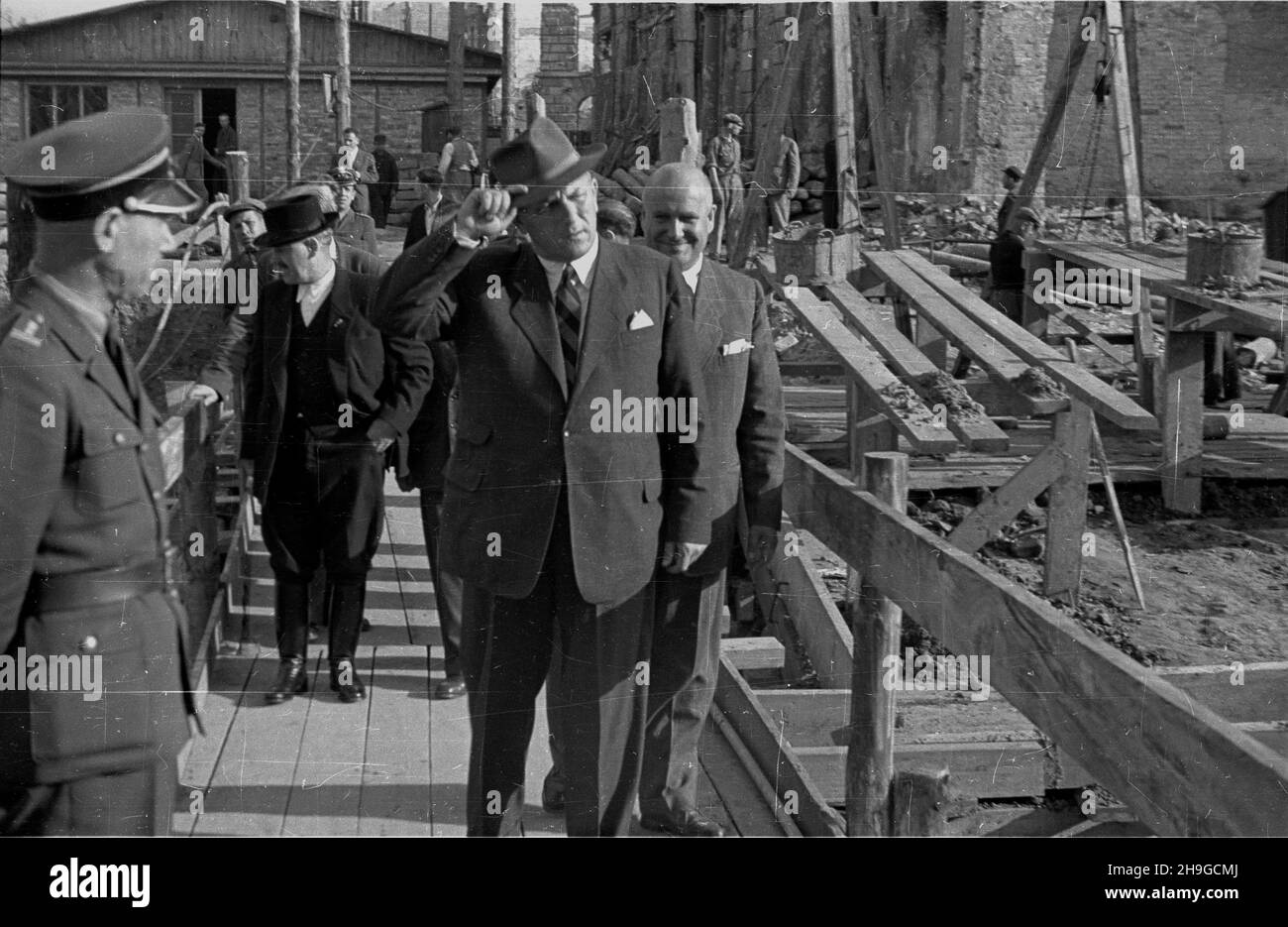 Varsovie, 1948-06-17.Wizyta wêgierskiej delegacji rz¹dowej W Polsce ...