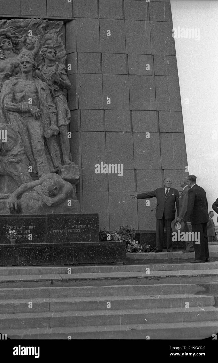 Varsovie, 1948-06-17.Wizyta wêgierskiej delegacji rz¹dowej W Polsce ...