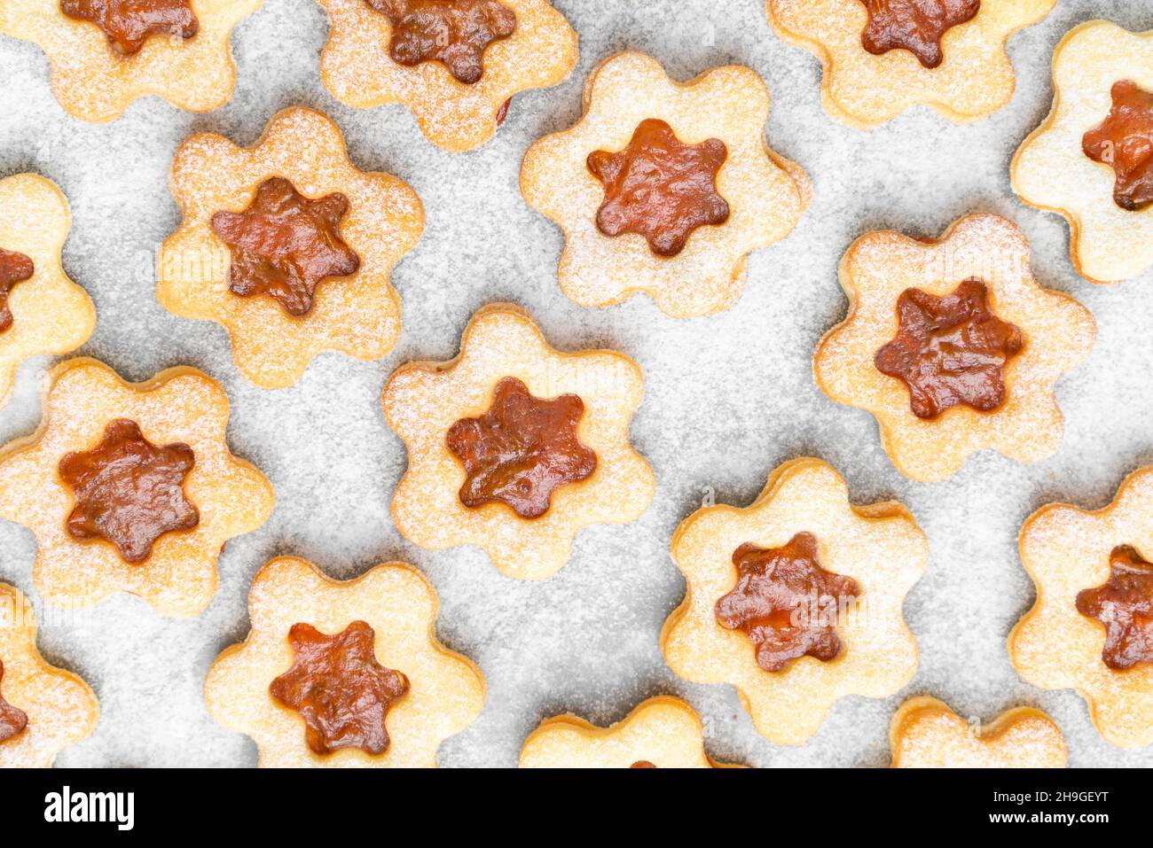 Biscuits De Noël, Bonbons Sucrés, Guimauves En Verre - Idée